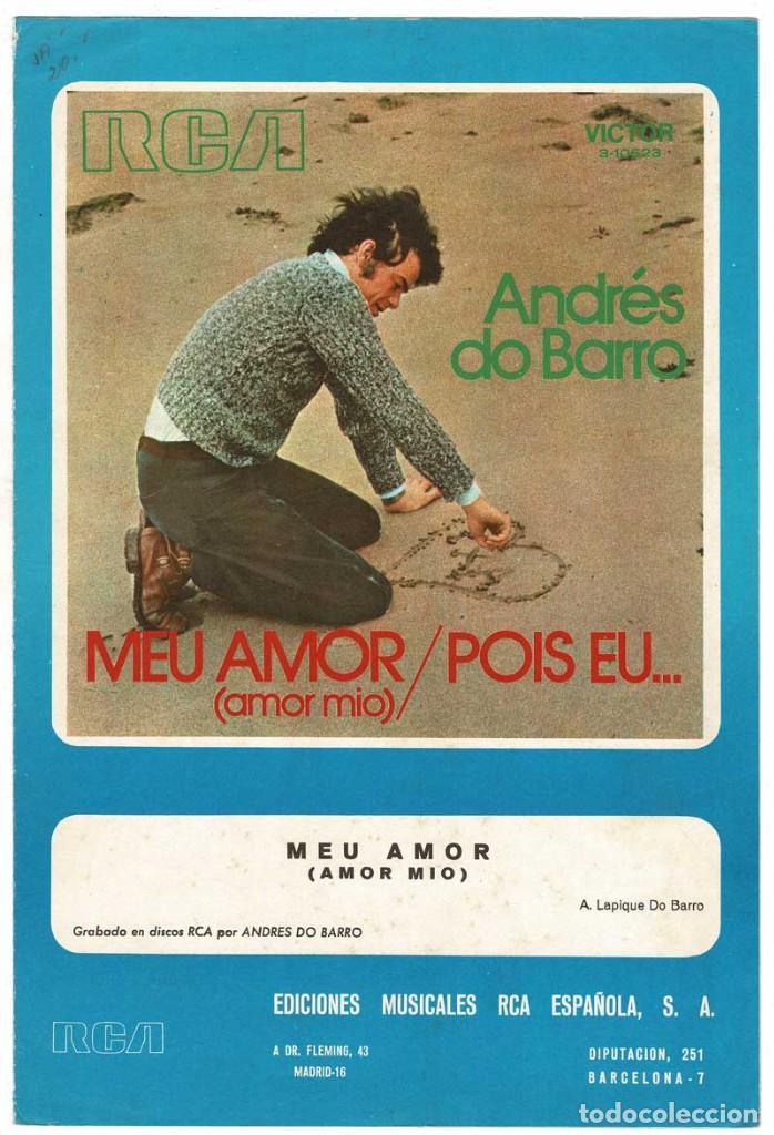 Catalogues de Musique: Cancionero Meu amor (Amor mio) de Andr&eacute;s do Barro