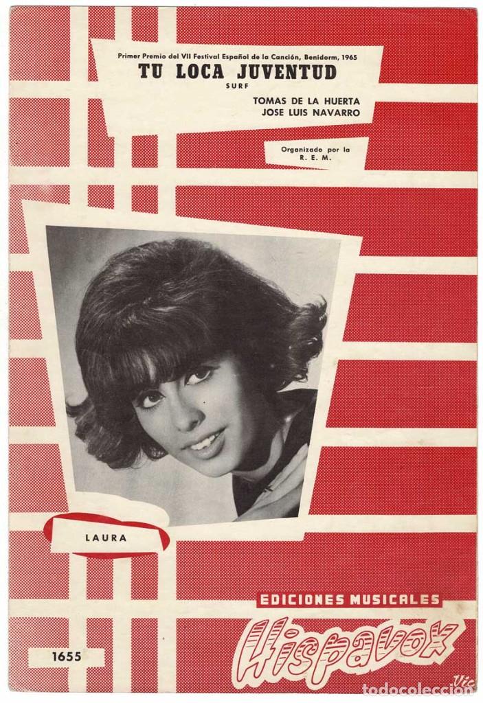 Cat&aacute;logos de M&uacute;sica: Cancionero Tu loca juventud de Laura