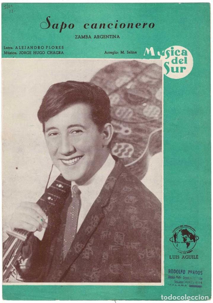 Cat&aacute;logos de M&uacute;sica: Cancionero Sapo Cancionero de Luis Aguil&eacute;
