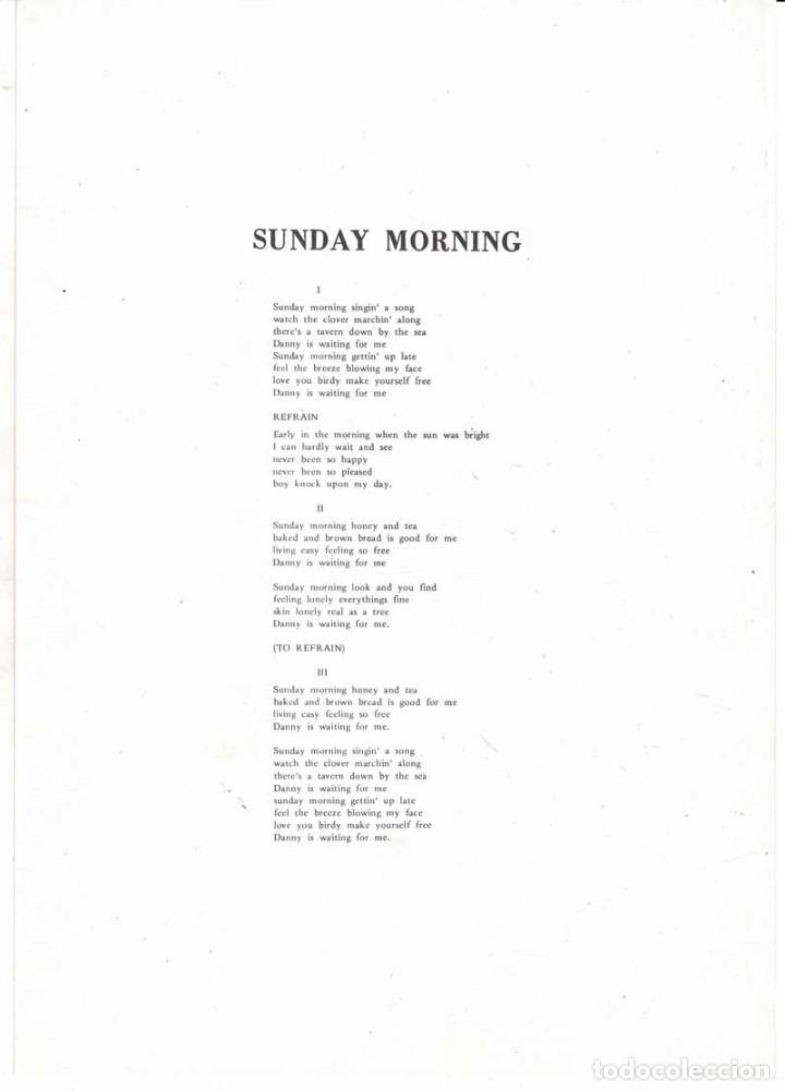 Catalogues de Musique: Cancionero Sunday Morning de Danny Daniel