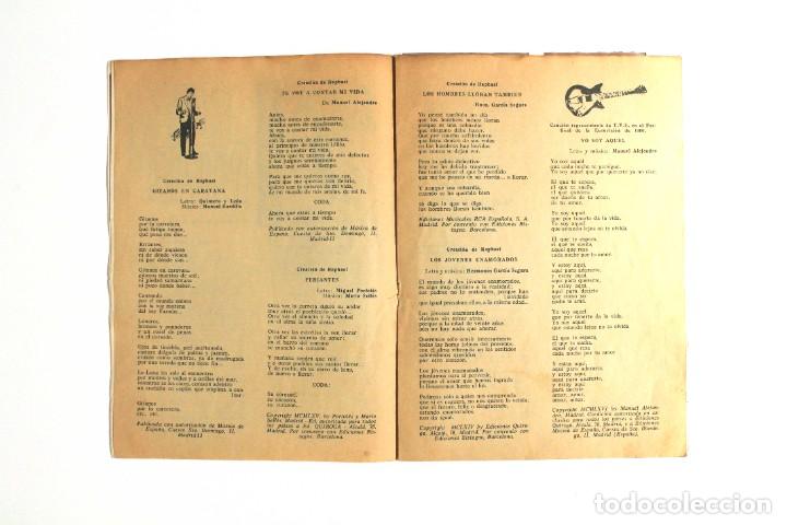 Cat&aacute;logos de m&uacute;sica: Cancionero Moderno - Raphael - Foto 2