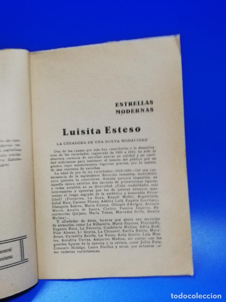 Catálogos de Música: LUISITA, SU ARTE SU VIDA Y SUS CANCIONES. ESTRELLAS Y CANCIONES. EDICIONES BISTAGNE. 1935. PAGS. 30 - Foto 3 - 285056603