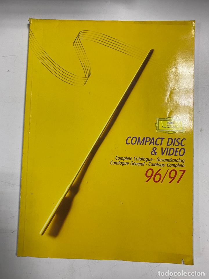 Catalogues de Musique: COMPACT DISC & VIDEO. 96/97. CAT&Aacute;LOGO COMPLETO - GESAMTKATALOG. VER INDICE.