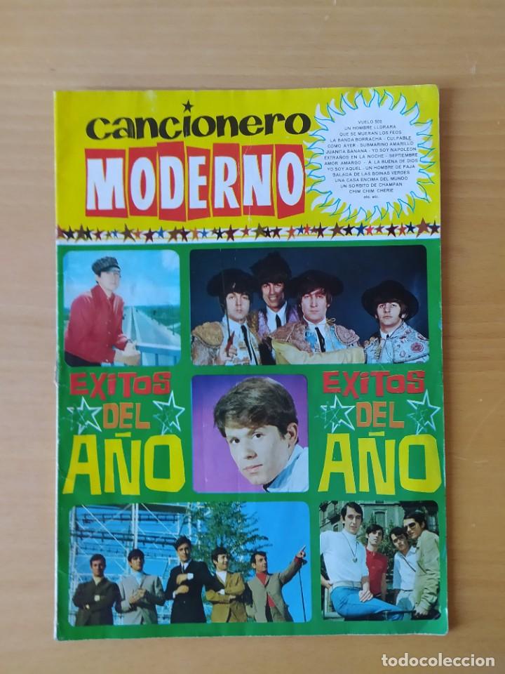Cat&aacute;logos de m&uacute;sica: CANCIONERO MODERNO. &Eacute;XITOS DEL A&Ntilde;O 1965. - Foto 1