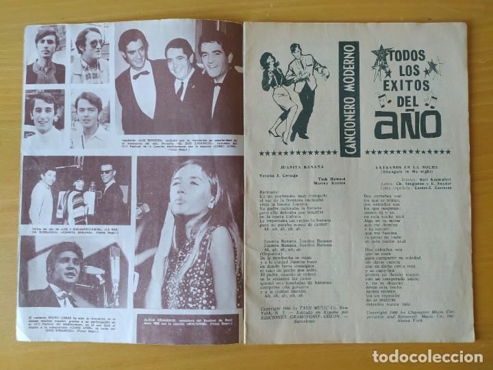 Cat&aacute;logos de m&uacute;sica: CANCIONERO MODERNO. &Eacute;XITOS DEL A&Ntilde;O 1965. - Foto 3