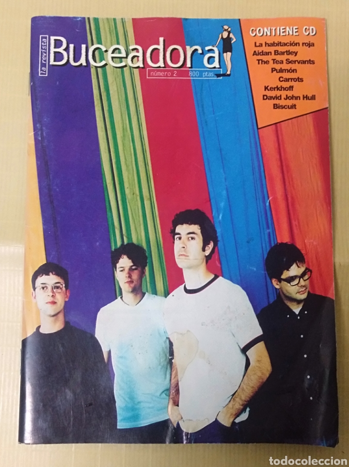 Catalogues de Musique: FANZINE. BUCEADORA 2. EDITADO POR GRABACIONES EL MAR POP INDEPENDIENTE 1998 SIN CD habitaci&oacute;n Roja