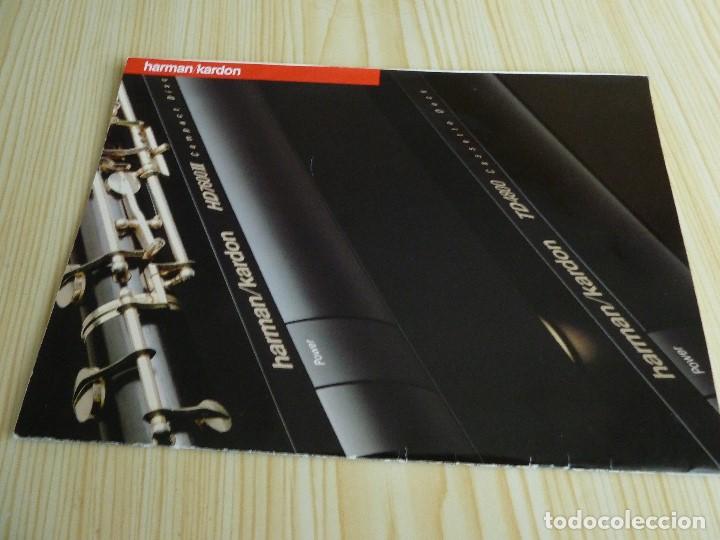 Musikkataloge: HARMAN KARDON- ANTIGUO CATALOGO COMPONENTES DE AUDIO-HARMAN KARDON