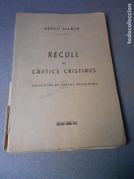Cat&aacute;logos de m&uacute;sica: RECULL DE CANTICS CRISTIANS - Foto 1