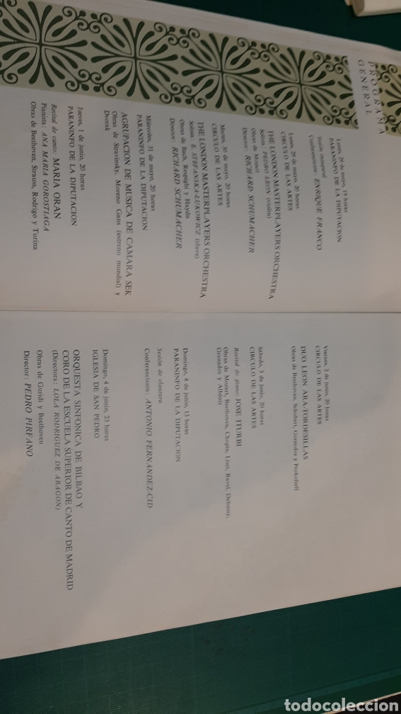 Cat&aacute;logos de m&uacute;sica: LUGO PROGRAMA M&Uacute;SICA CORPUS LUCENSE 1972 - Foto 2