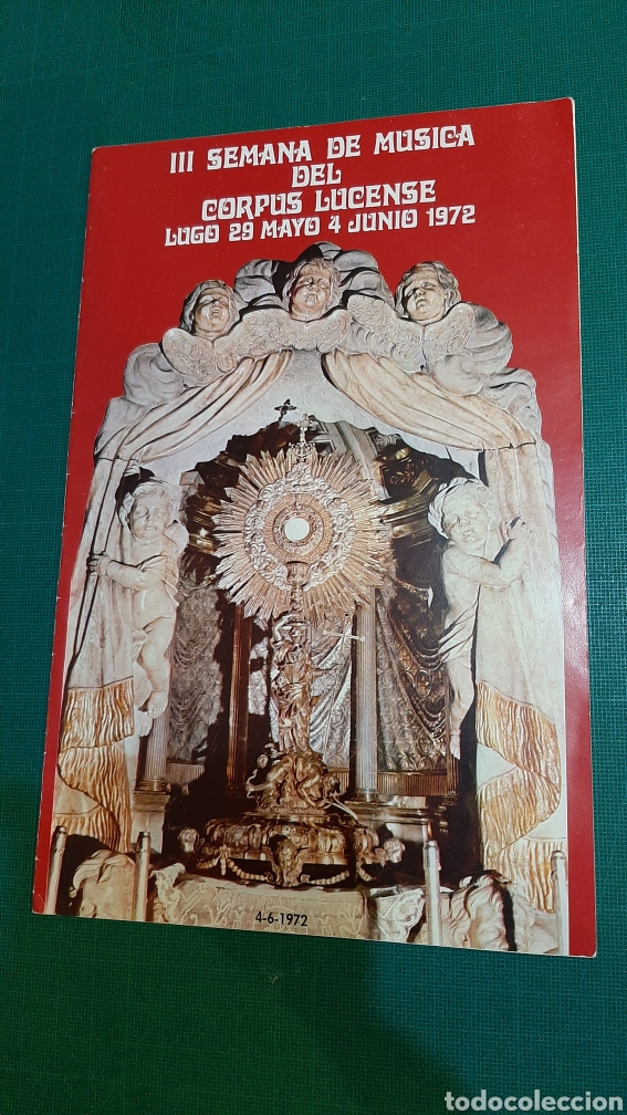 Cat&aacute;logos de m&uacute;sica: LUGO PROGRAMA M&Uacute;SICA CORPUS LUCENSE 1972 - Foto 1