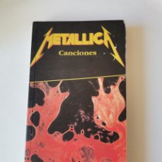 Catálogos de Música: METALLICA CANCIONES ESPIRAL 2001. Lote 292048193