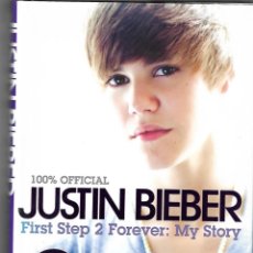Catálogos de Música: JUSTIN BIEBER FIRST STEP 2FOREVER;MY STORY. Lote 292298703