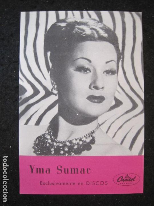 Catalogues de Musique: YMA SUMAC-DISCOS CAPITOL RECORDS-PUBLICIDAD ANTIGUA-VER FOTOS-(K-4446)