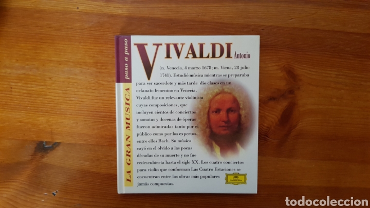Cat&aacute;logos de m&uacute;sica: Libro de Vivaldi con cd incluido - Foto 1