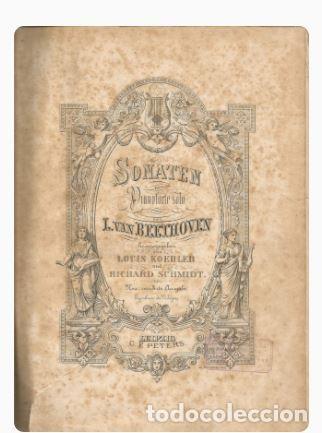 Cat&aacute;logos de m&uacute;sica: SONATAS - LUDWIG VAN BEETHOVEN - Foto 1