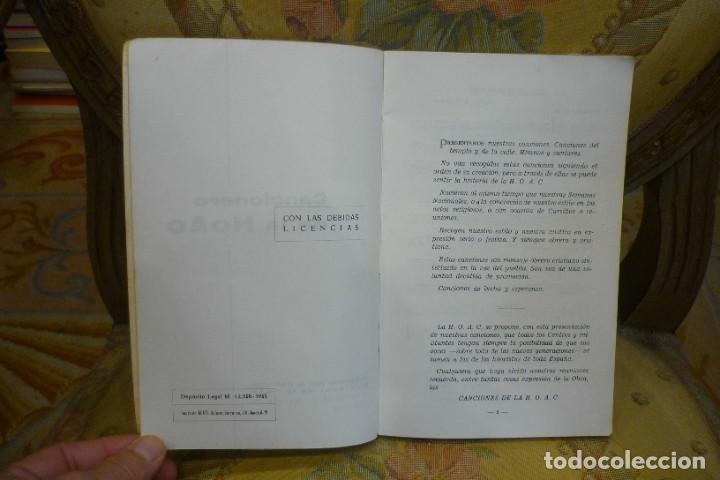 Cat&aacute;logos de m&uacute;sica: CANCIONERO DE LA HOAC 1.965. - Foto 5