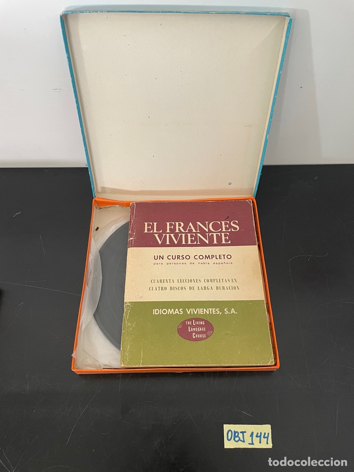Cat&aacute;logos de m&uacute;sica: Curso de franc&eacute;s vinilo - Foto 2