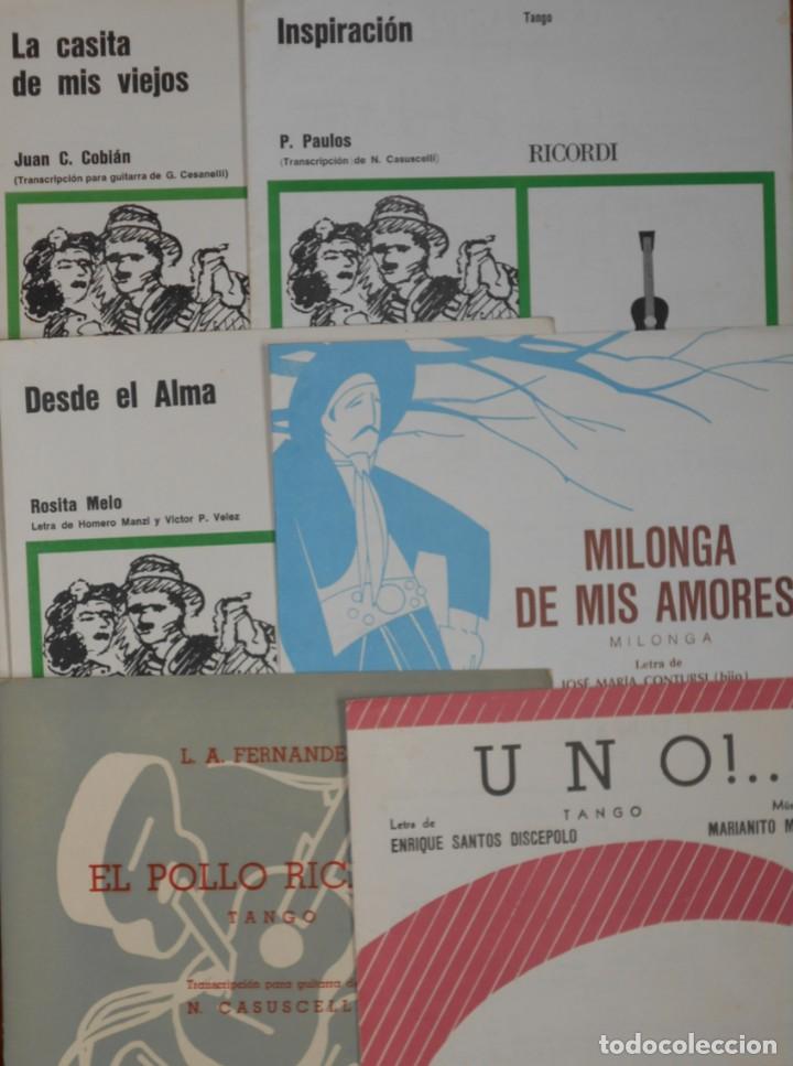 Catalogues de Musique: Partituras para guitarra-Tangos
