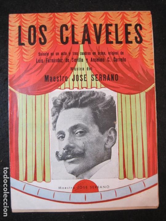 Catalogues de Musique: LOS CLAVELES-JOSE SERRANO-VER FOTOS-(K-4950)