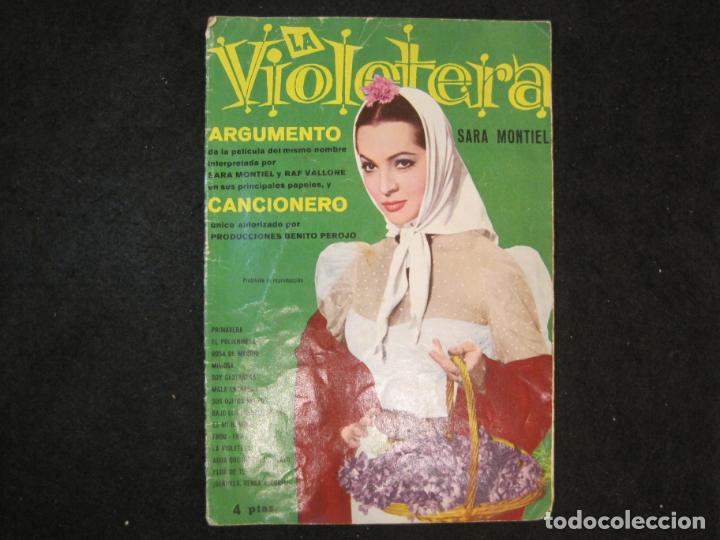 Catalogues de Musique: LA VIOLETERA-SARA MONTIEL-ARGUMENTO CANCIONERO-VER FOTOS-(K-4956)