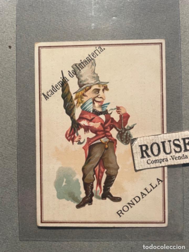 Cat&aacute;logos de M&uacute;sica: ANTIGUO PROGRAMA DE MUSICA S. XIX - ACADEMIA DE INFANTERIA (TOLEDO) RONDALLA OROGRAMA Y RELACION DE
