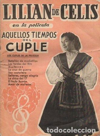 Cat&aacute;logos de M&uacute;sica: LILIAN CELIS EN LA PELICULA AQUELLOS TIEMPOS DEL CUPLE - N&ordm; 27 - A-CANCI-106