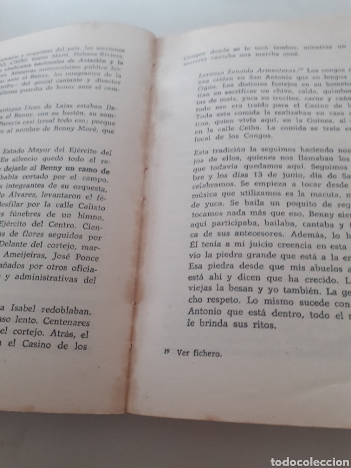 Cat&aacute;logos de m&uacute;sica: Benny More. Amin E. Naser 1985 - Foto 10