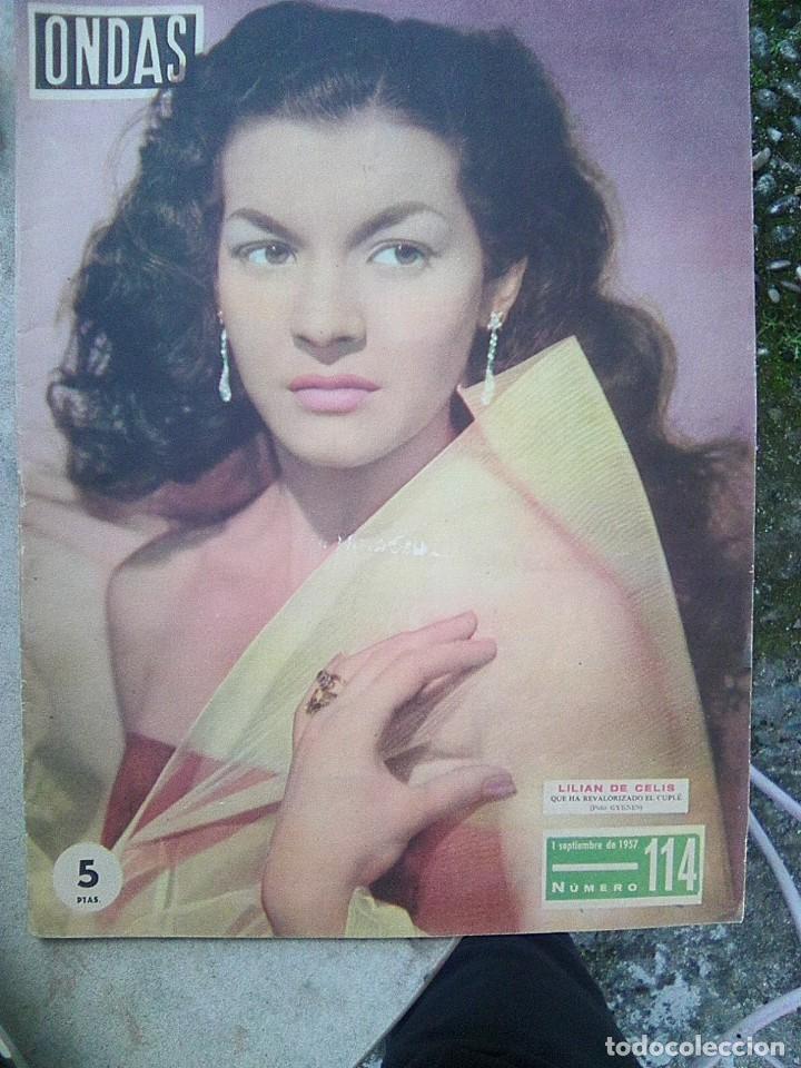 Catalogues de Musique: Revista Ondas n&ordm; 114 - lilian De Celis - raro