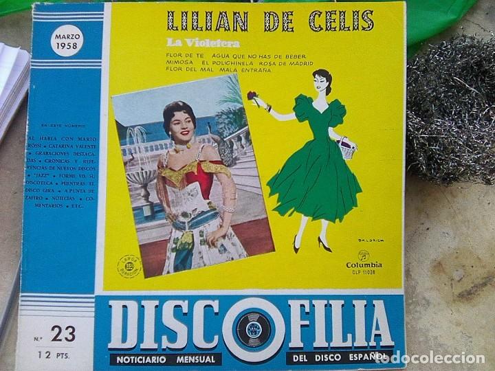 Catalogues de Musique: Disco Filia n&ordm; 23 - (1959) Lilian De Celis