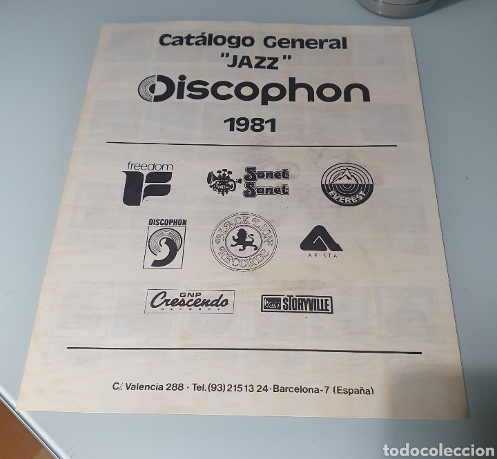 Cat&aacute;logos de m&uacute;sica: Catalogo general &rdquo;Jazz&rdquo; Discophon 1981 - Foto 1
