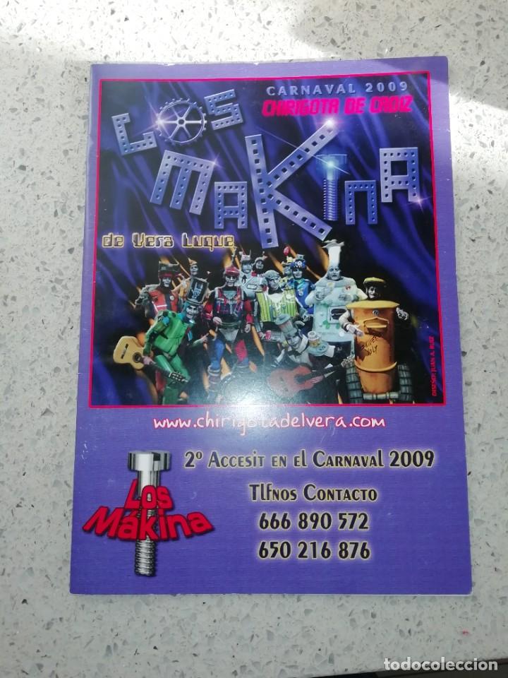 Catalogues de Musique: Carnaval de C&aacute;diz libreto chirigota los makina 2009