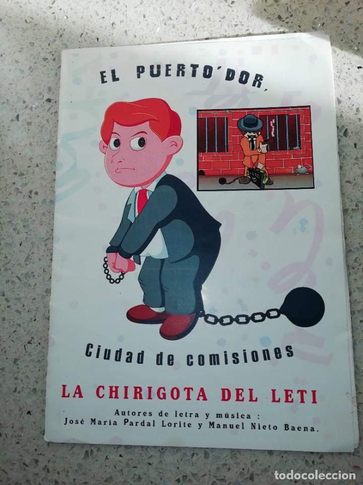 Catalogues de Musique: Carnaval de C&aacute;diz libreto chirigota el puerto'dor ciudad de comisiones