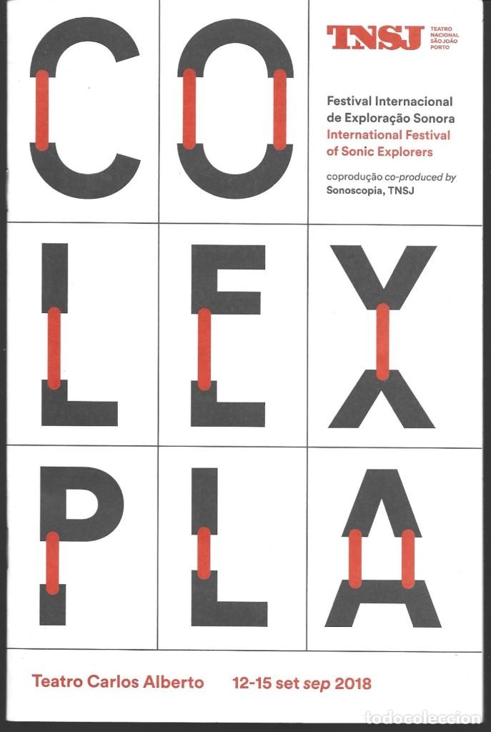 Catalogues de Musique: Festival Internacional de Explora&ccedil;ao Sonora. Programa. (Sonoscopia, Porto, 2018)
