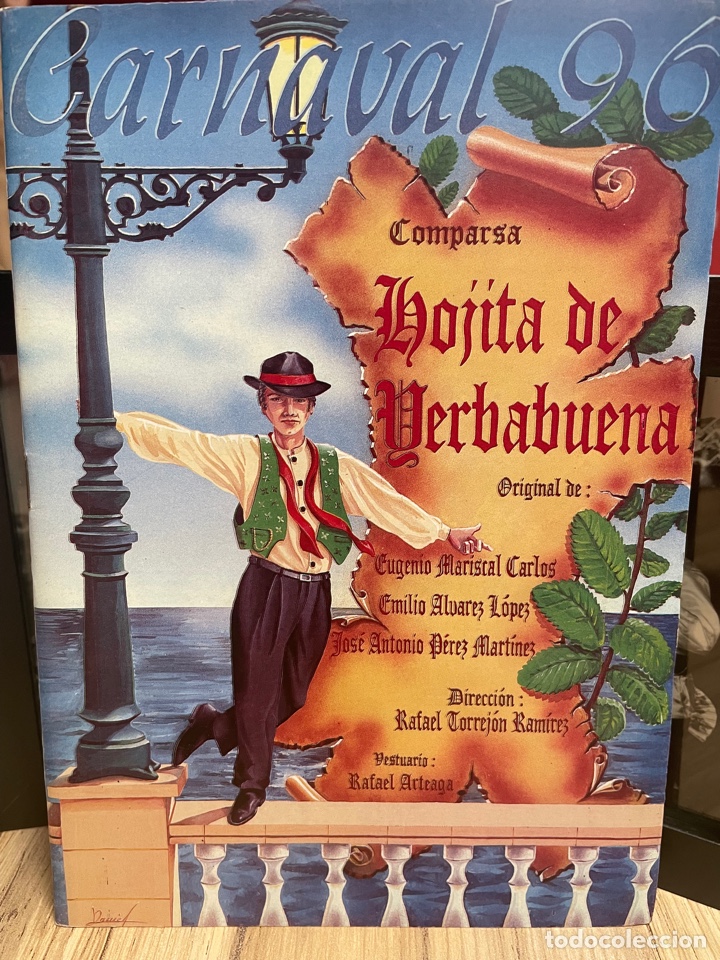Catalogues de Musique: Carnaval C&aacute;diz 1996 libreto de la comparsa Hojitas de yerbabuena