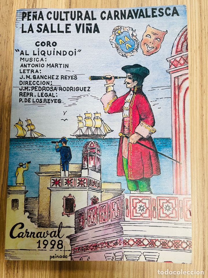 Cat&aacute;logos de M&uacute;sica: Carnaval C&aacute;diz 1998 libreto del coro AL LIQUINDOI
