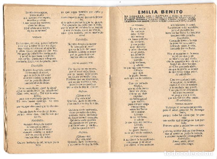 Cat&aacute;logos de m&uacute;sica: Tonadillas 1920 - Foto 2