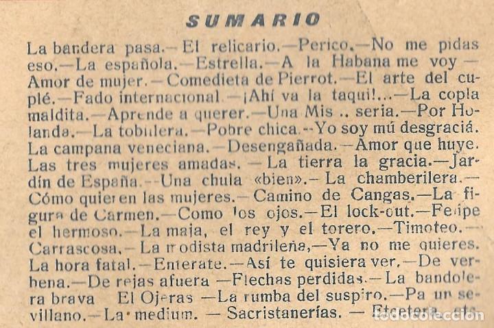 Cat&aacute;logos de m&uacute;sica: Tonadillas 1920 - Foto 4