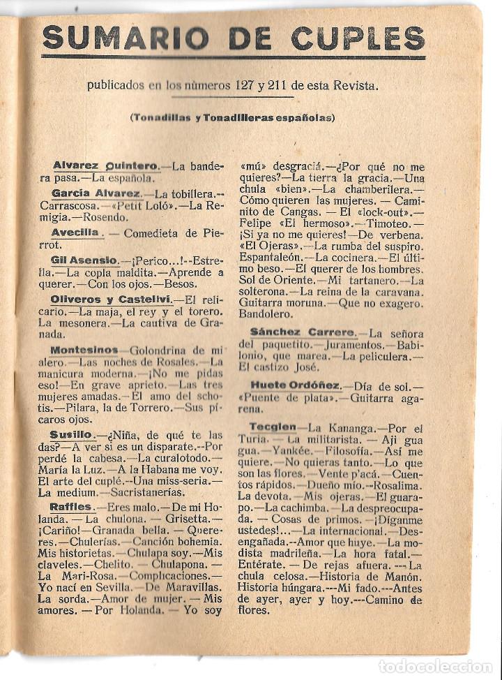 Cat&aacute;logos de m&uacute;sica: Tonadillas 1920 - Foto 7