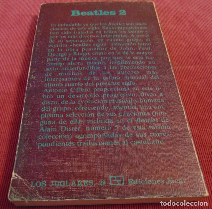 Cat&aacute;logos de m&uacute;sica: BEATLES 2 LIBRO ANTONIO CILLERO EDICIONES JUCAR - Foto 7