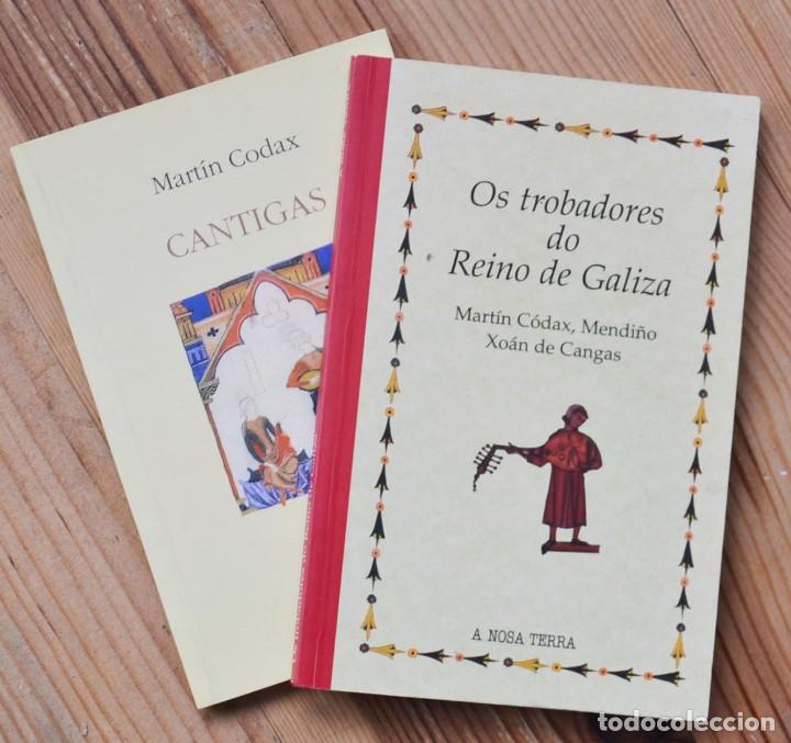 Cat&aacute;logos de M&uacute;sica: Mart&iacute;n C&oacute;dax Mendi&ntilde;o, Xo&aacute;n de Cangas CANTIGAS / OS TROBADORES do REINO de GALIZA 2 libros