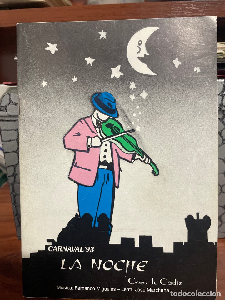 Cat&aacute;logos de M&uacute;sica: Carnaval C&aacute;diz 1993 libreto del coro LA NOCHE