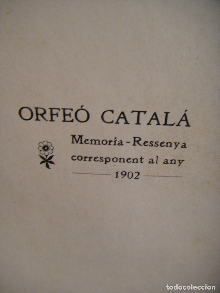 Cat&aacute;logos de m&uacute;sica: lorfe&oacute; catal&aacute; en l&aacute;ny 1902 - Foto 2
