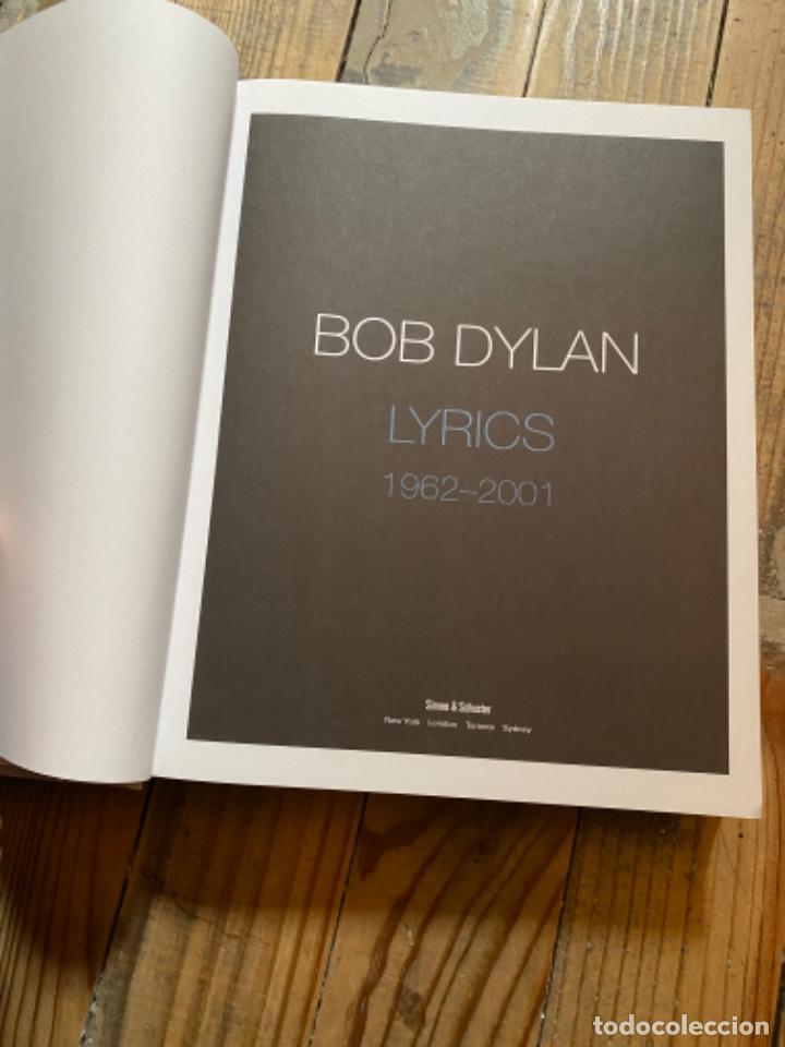 Cat&aacute;logos de m&uacute;sica: BOB DYLAN LYRICS EDICION INGLESA - Foto 2