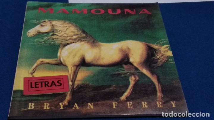 Cat&aacute;logos de M&uacute;sica: MAMOUNA, LETRAS, BRYAN FERRY 1994 - EL SUE&Ntilde;O DEL CANGREJO - CELESTE EDICIONES