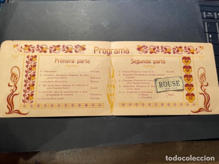 Cat&aacute;logos de M&uacute;sica: ANTIGUO PROGRAMA / INVITACION - CIRCULO MUSICAL BOHEMIO C. ESCUDILLERS BLANCHS 1- BARCELONA 1902