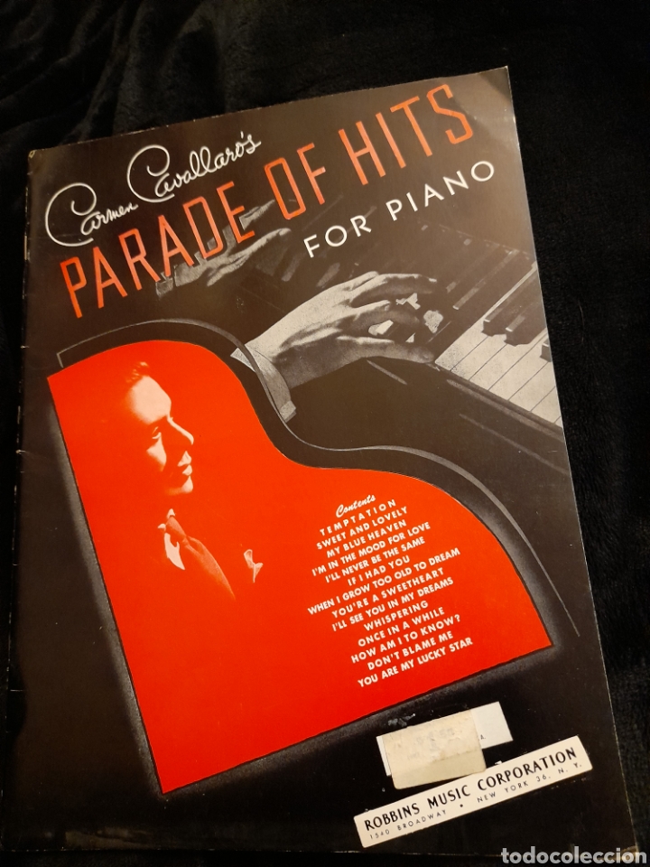 Cat&aacute;logos de M&uacute;sica: Carmen Cavallaros, Parade Of Hist For Piano