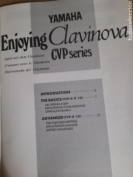 Cat&aacute;logos de m&uacute;sica: YAMAHA ENJOYING CLAVINOVA - Foto 2