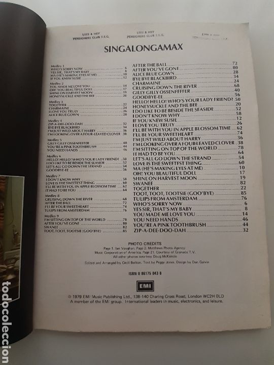 Cat&aacute;logos de m&uacute;sica: Sing along a max, 1979 INGL&Eacute;S - Foto 4