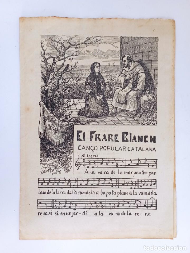 Catalogues de Musique: El frare blanch, Can&ccedil;o Popular Catalana - Can&ccedil;o LXXXV