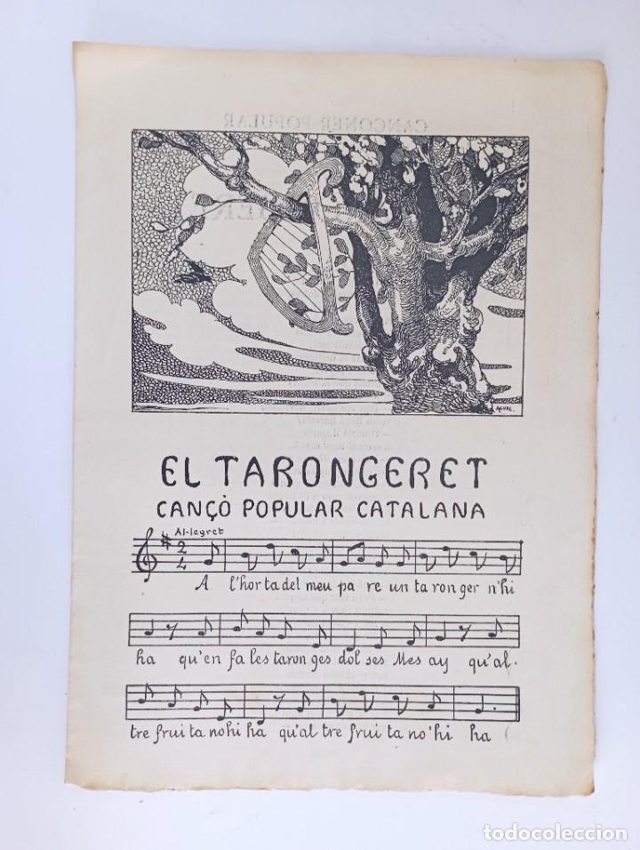 Catalogues de Musique: El tarongeret, Can&ccedil;o Popular Catalana - Can&ccedil;o LXXXVII - Agual il.